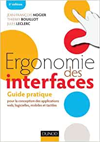 Couverture — Ergonomie des interfaces (Nogier, Bouillot, Leclerc, Dunod)
